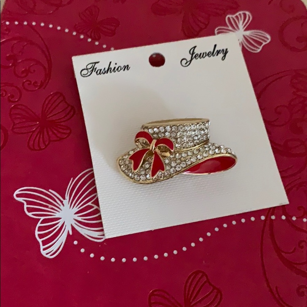 Fancy hat brooch